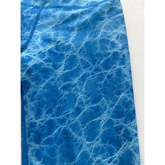 CARBON38 Blue Marble Activewear Set | Sports Bra + High Waist Leggings | XS - Picture 6 of 12